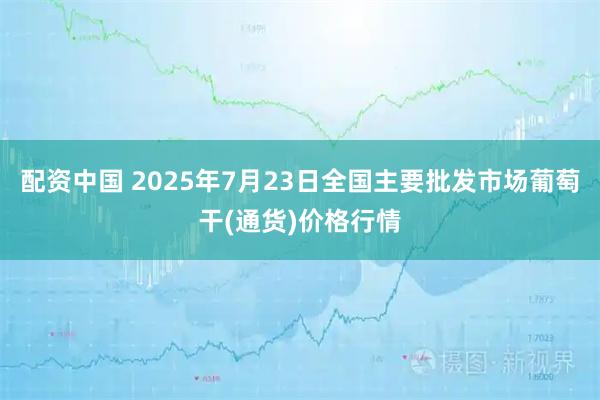配资中国 2025年7月23日全国主要批发市场葡萄干(通货)价格行情